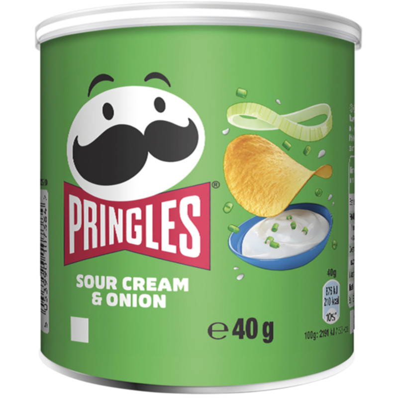 Pringles Sour Cream and Onion 40 g Chips cremig würziger Snack